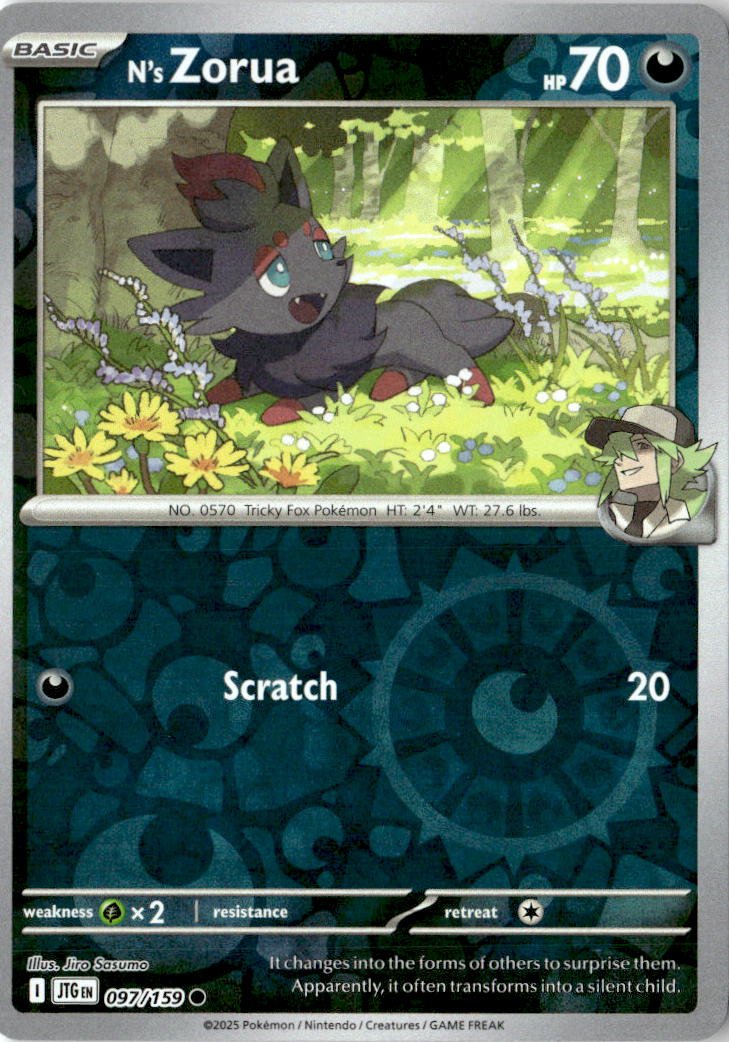 2025 Pokemon Scarlet And Violet N'S Zorua graded slab