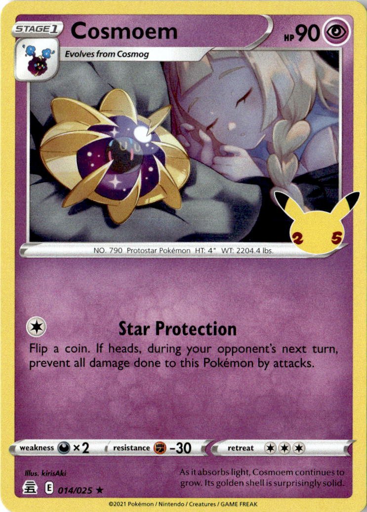2021 Pokemon Sword And Shield Cosmoem graded slab