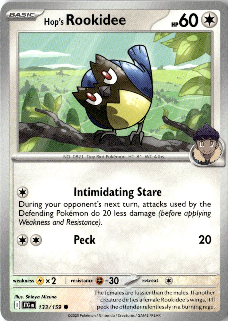 2025 Pokemon Scarlet And Violet Hop'S Rookidee graded slab