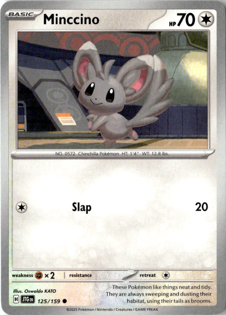 2025 Pokemon Scarlet And Violet Minccino graded slab