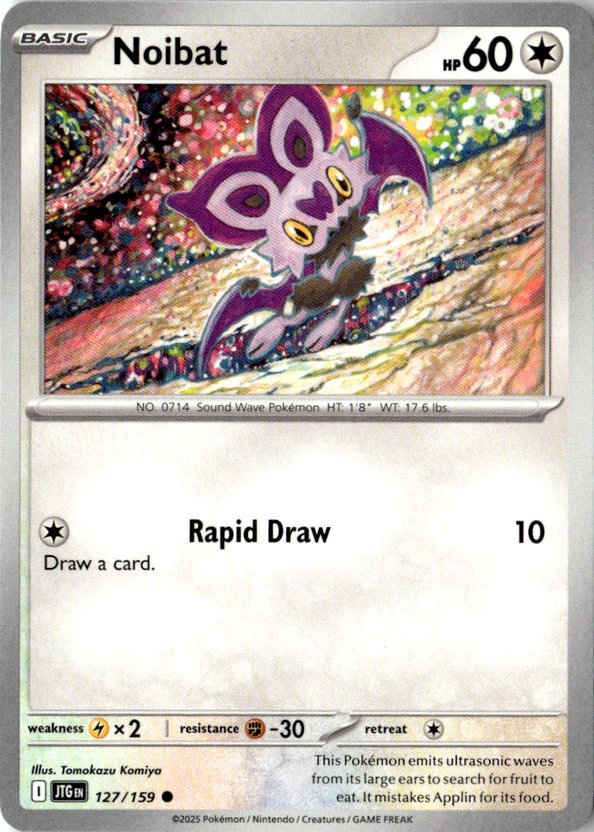 2025 Pokemon Scarlet And Violet Noibat graded slab
