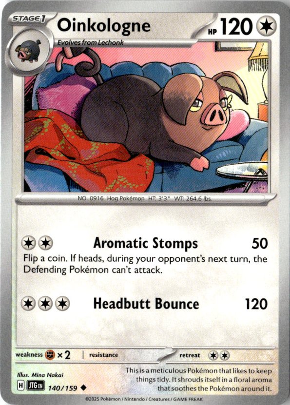 2025 Pokemon Scarlet And Violet Oinkologne graded slab