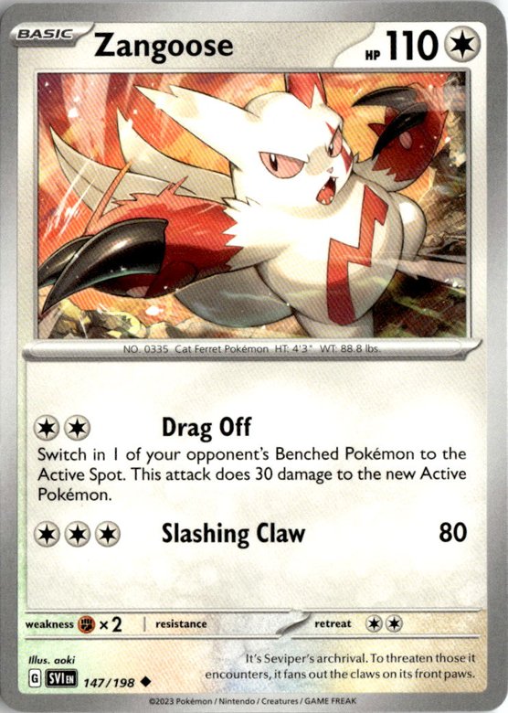 Zangoose graded slab