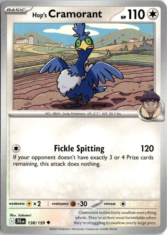 2025 Pokemon Scarlet And Violet Hop'S Cramorant graded slab