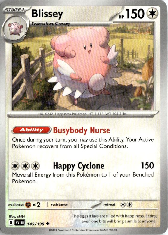 2023 Pokemon Scarlet And Violet Blissey graded slab