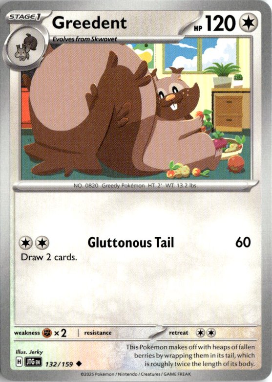 2025 Pokemon Scarlet And Violet Greedent graded slab