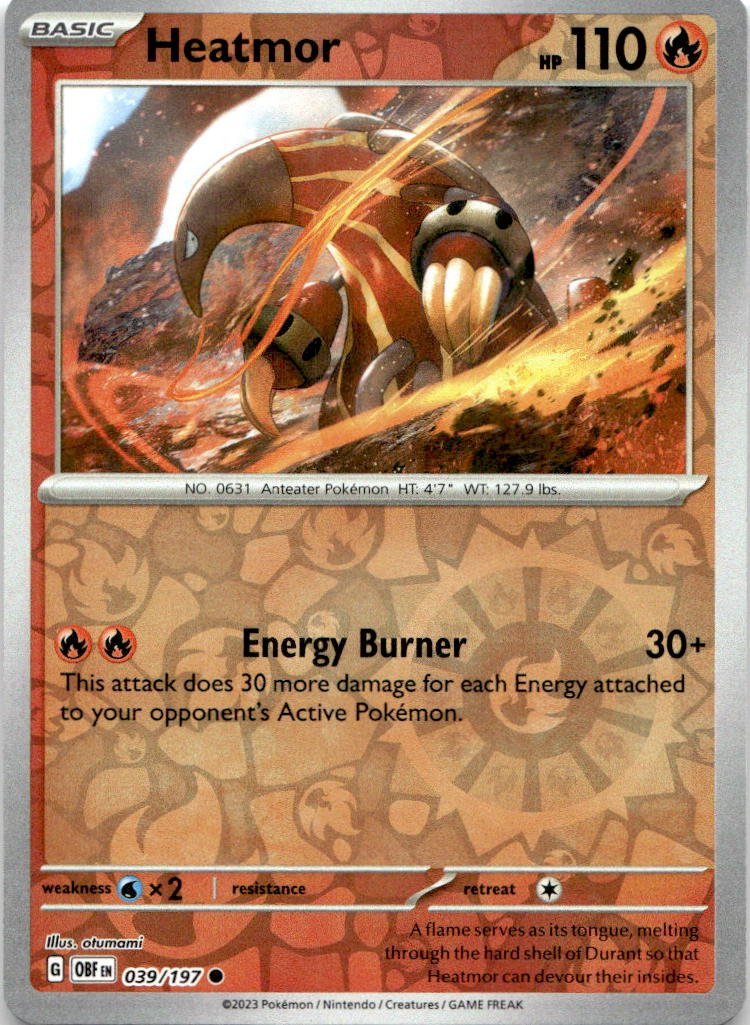 2023 Pokemon Scarlet And Violet Heatmor graded slab