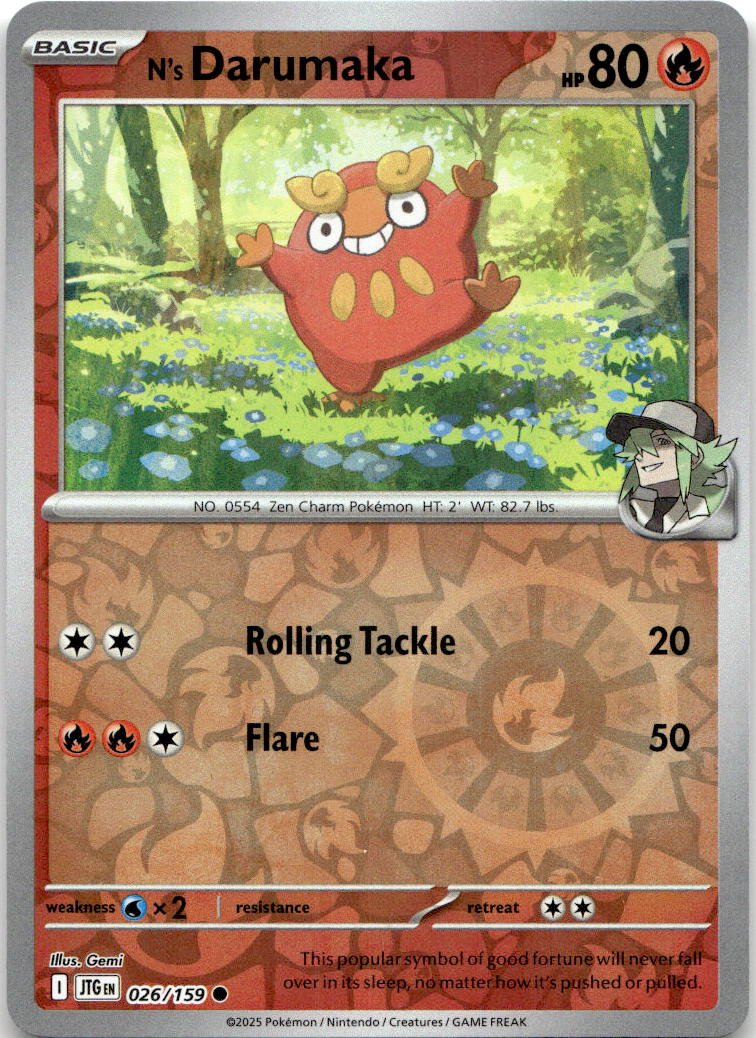 N's Darumaka graded slab