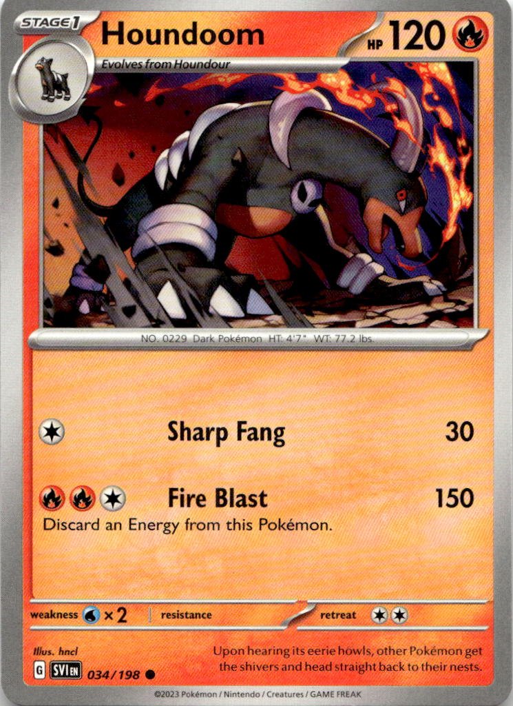 Houndoom graded slab