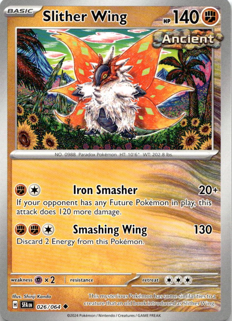 2024 Pokemon Scarlet And Violet Slither Wing graded slab