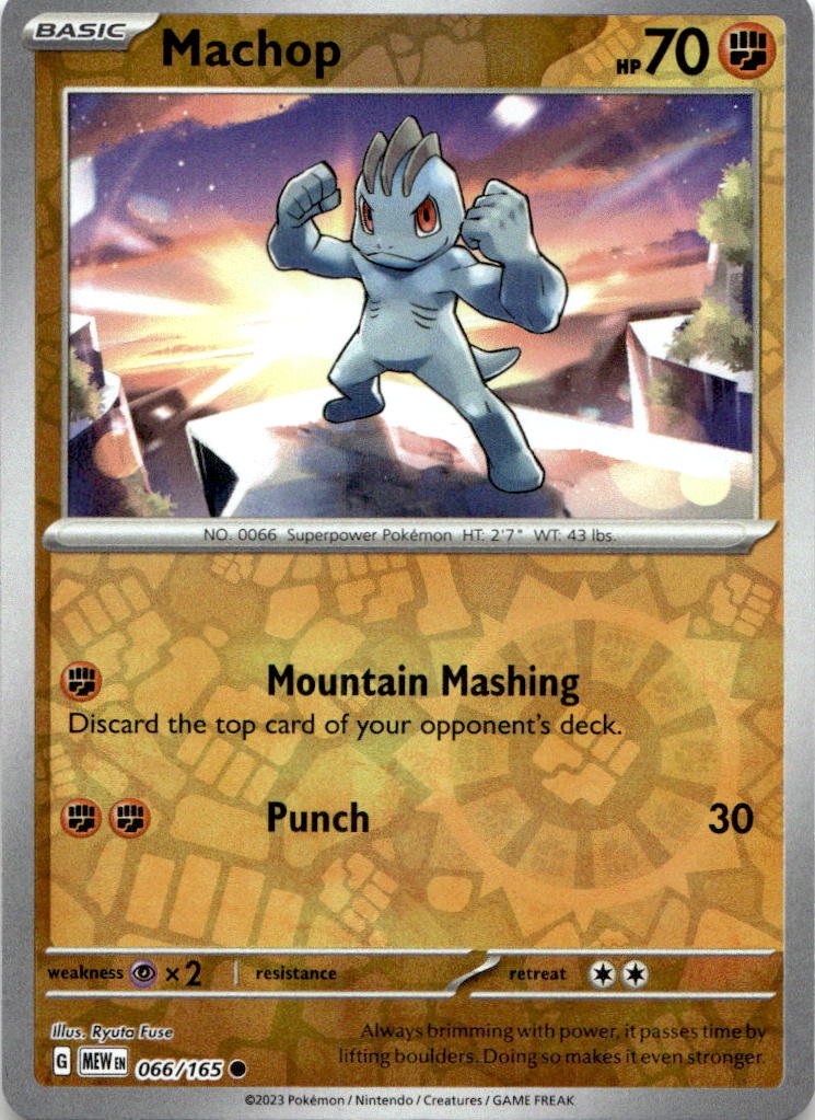 2023 Pokemon Scarlet And Violet Machop graded slab