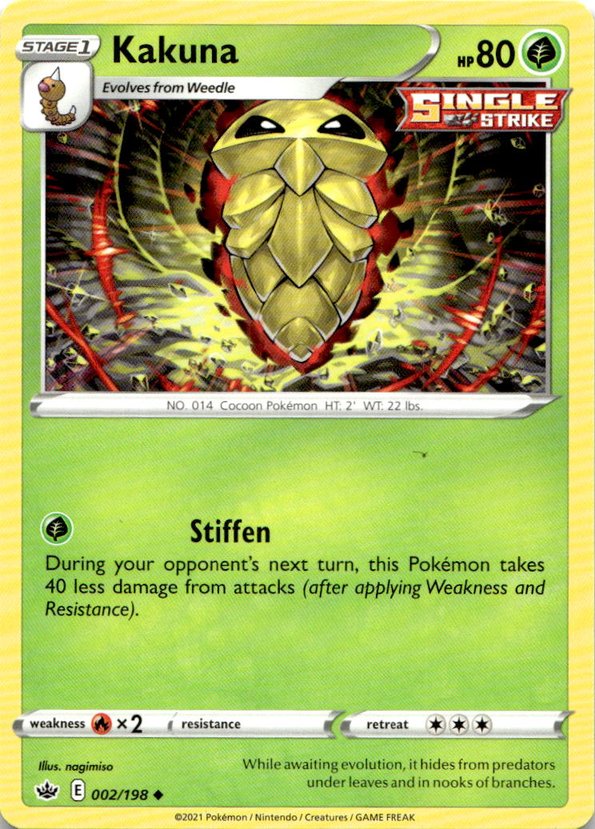 2021 Pokemon Sword And Shield Kakuna graded slab