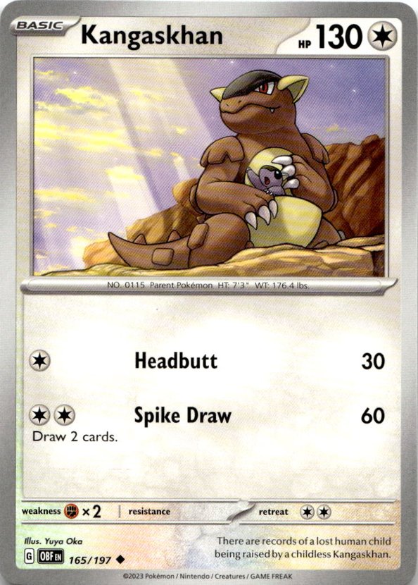 Kangaskhan graded slab