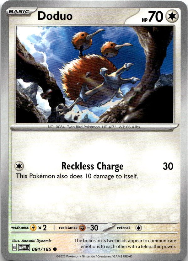2023 Pokemon Scarlet And Violet Doduo graded slab