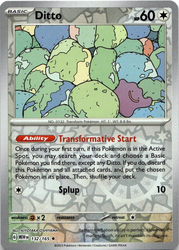 2023 Pokemon Scarlet And Violet Ditto graded slab