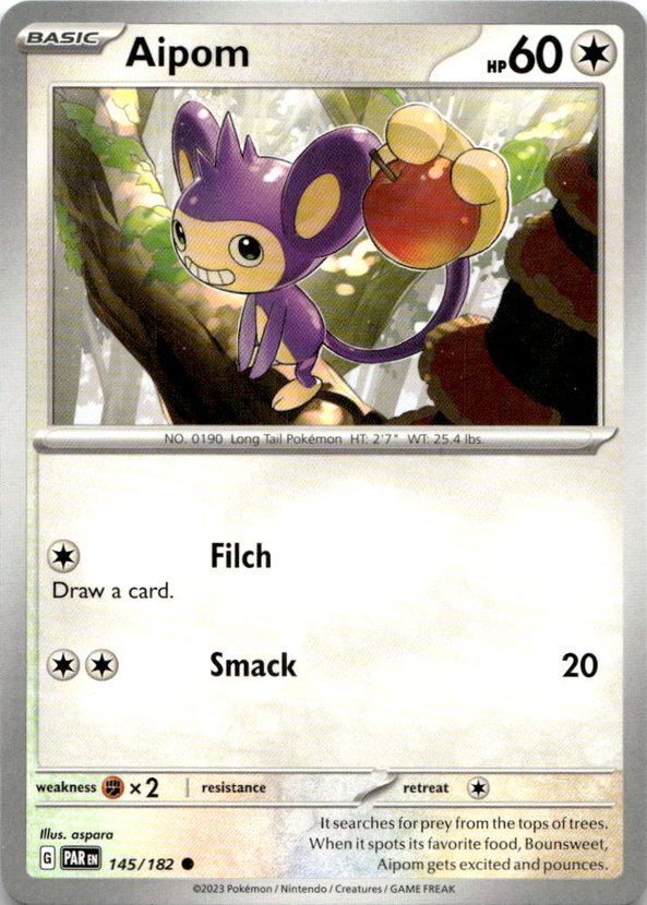 2023 Pokemon Scarlet And Violet Aipom graded slab