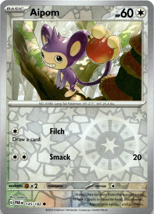 2023 Pokemon Scarlet And Violet Aipom graded slab