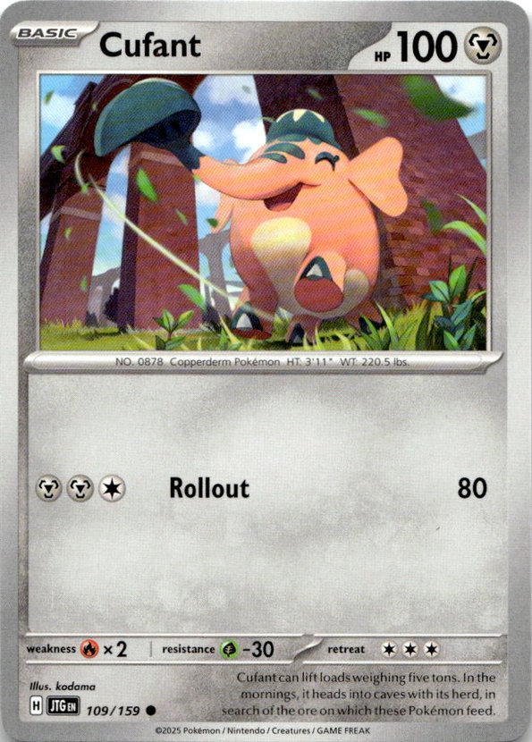 2025 Pokemon Scarlet And Violet Cufant graded slab