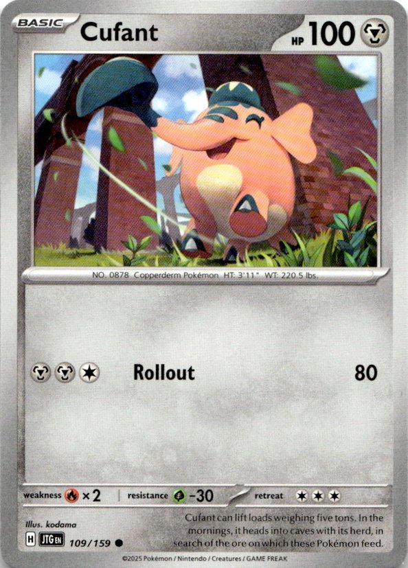 2025 Pokemon Scarlet And Violet Cufant graded slab