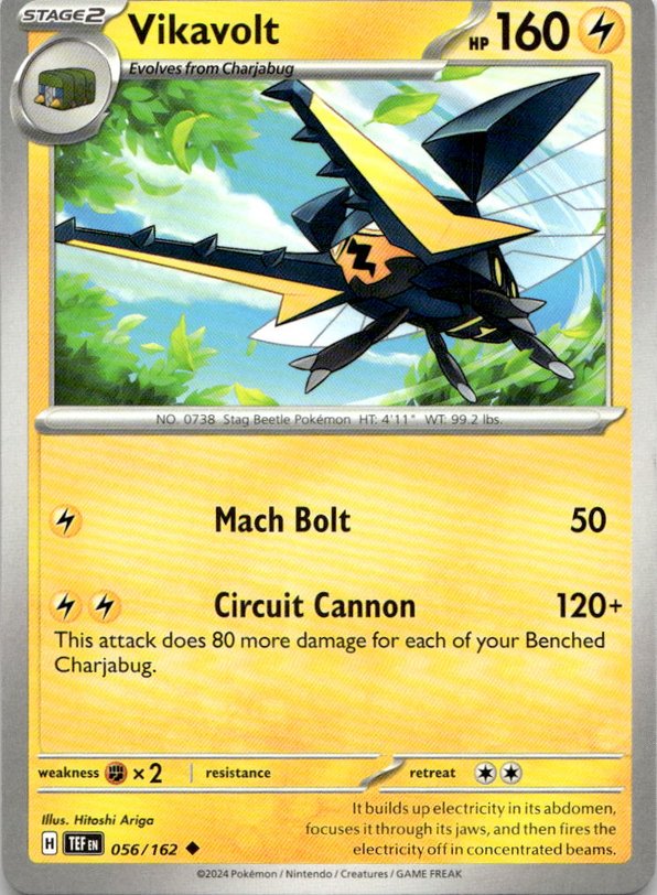 2024 Pokemon Scarlet And Violet Vikavolt graded slab