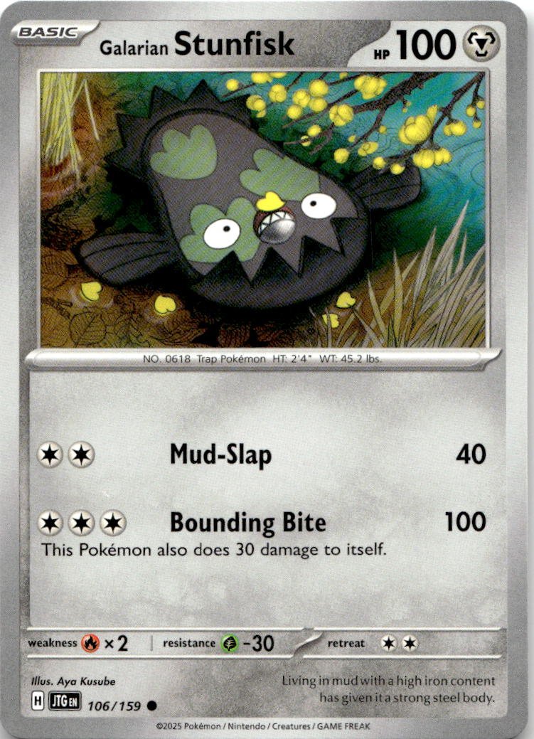 Galarian Stunfisk graded slab