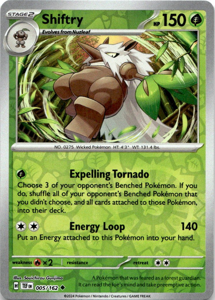 2024 Pokemon Scarlet And Violet Shiftry graded slab