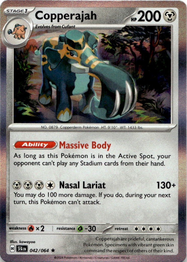 2024 Pokemon Scarlet And Violet Copperajah graded slab