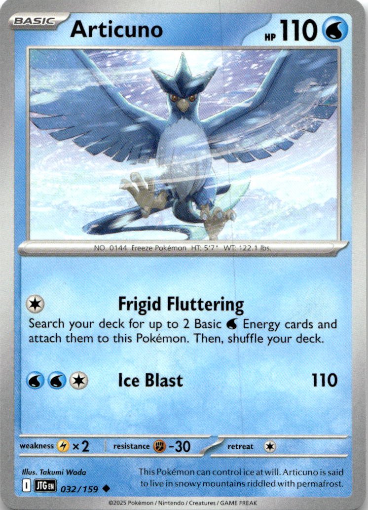 2025 Pokemon Scarlet And Violet Articuno graded slab