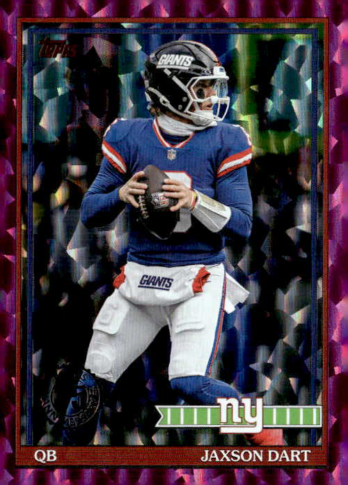 2026 Topps Jaxson Dart graded slab