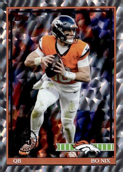 2026 Topps Bo Nix graded slab