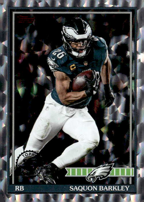 2026 Topps Saquon Barkley graded slab