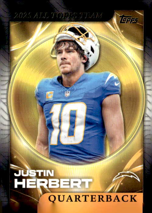 2026 Topps Justin Herbert graded slab