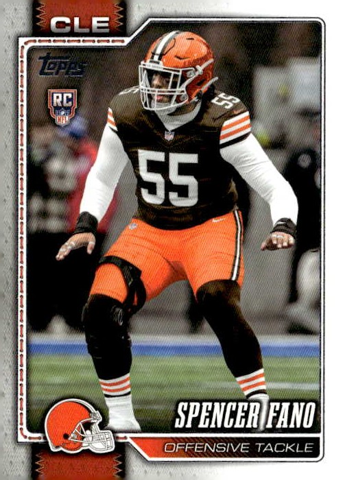 2026 Topps Spencer Fano graded slab