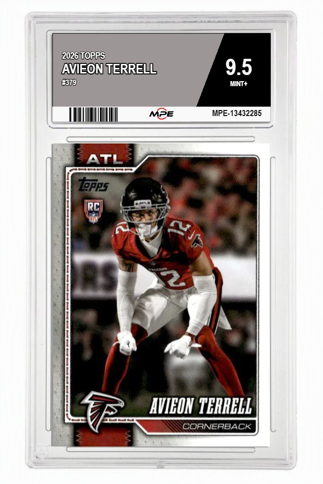 2026 TOPPS #379 AVIEON TERRELL MPE 9.5 MINT+ — graded card auctioned from the MPE vault