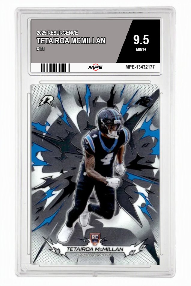 2025 RESURGENCE #111 TETAIROA MCMILLAN MPE 9.5 MINT+ — graded card auctioned from the MPE vault