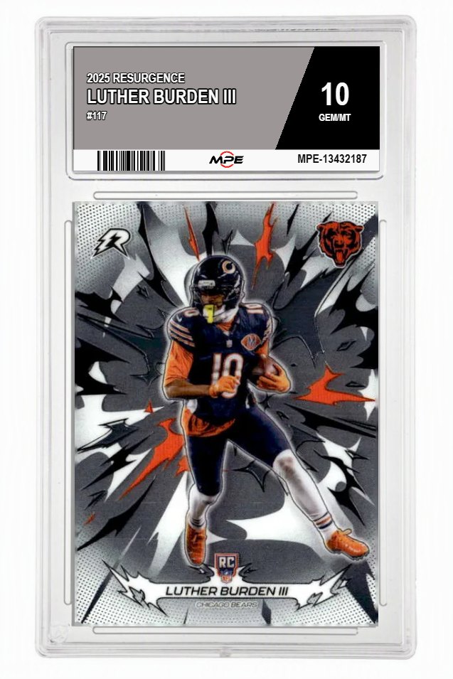 2025 RESURGENCE #117 LUTHER BURDEN III MPE 10 GEM/MT — graded card auctioned from the MPE vault