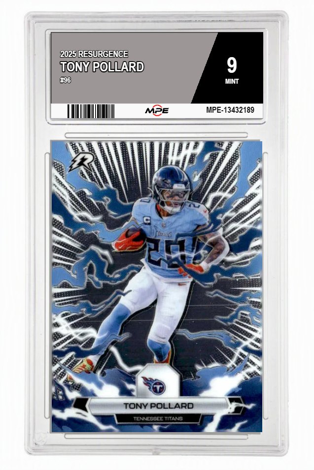 2025 RESURGENCE #96 TONY POLLARD MPE 9 MINT — graded card auctioned from the MPE vault