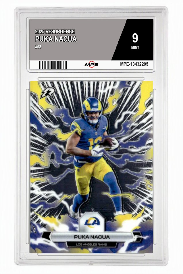 2025 RESURGENCE #58 PUKA NACUA MPE 9 MINT — graded card auctioned from the MPE vault