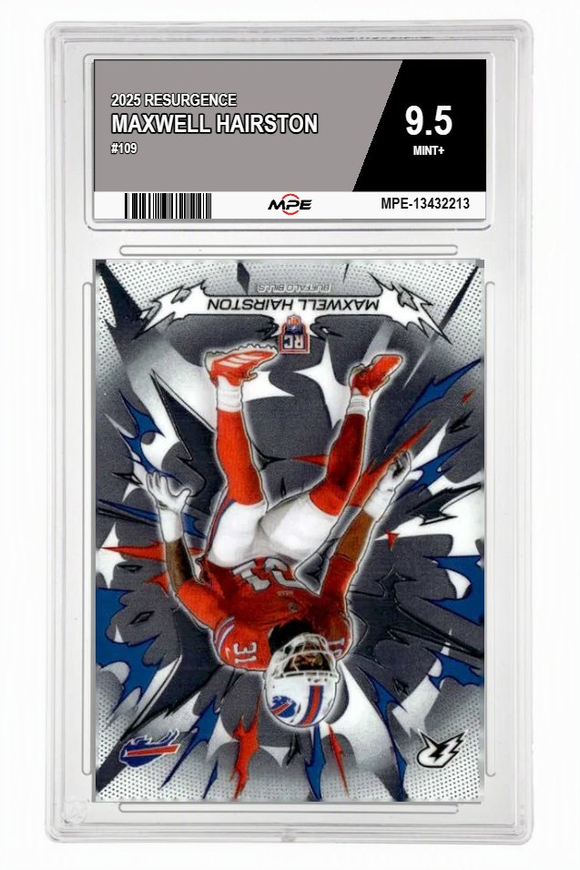 2025 RESURGENCE #109 MAXWELL HAIRSTON MPE 9.5 MINT+ — graded card auctioned from the MPE vault