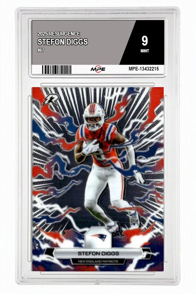 2025 RESURGENCE #67 STEFON DIGGS MPE 9 MINT — graded card auctioned from the MPE vault