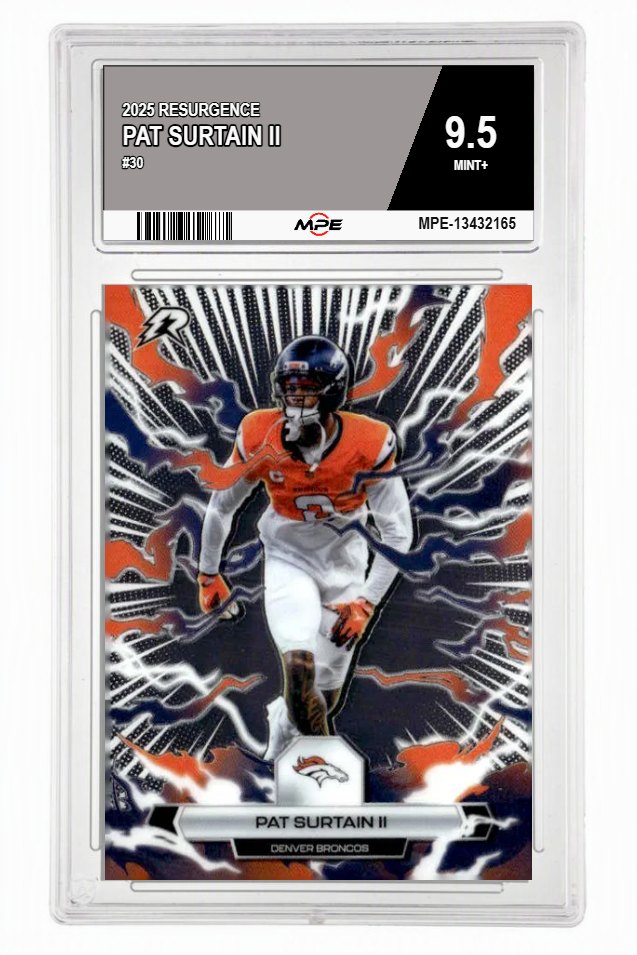 2025 RESURGENCE #30 PAT SURTAIN II MPE 9.5 MINT+ — graded card auctioned from the MPE vault