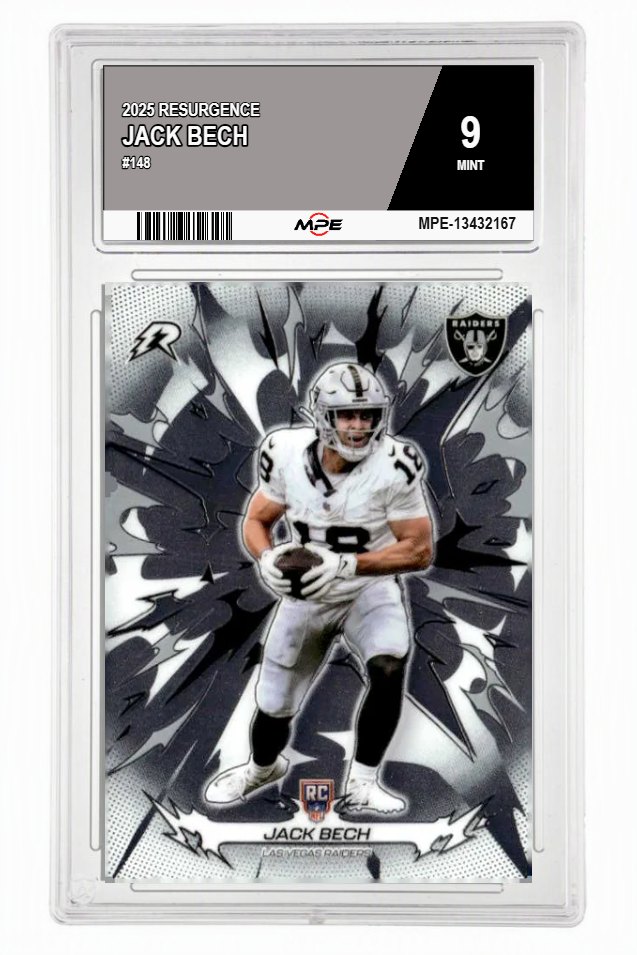 2025 RESURGENCE #148 JACK BECH MPE 9 MINT — graded card auctioned from the MPE vault