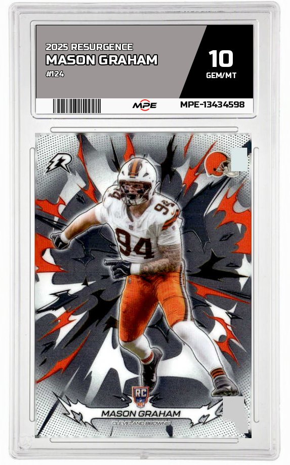 2025 RESURGENCE #124 MASON GRAHAM MPE 10 GEM/MT — graded card auctioned from the MPE vault
