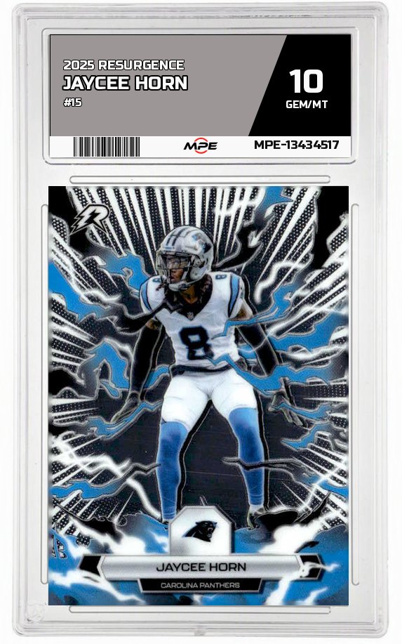 2025 RESURGENCE #15 JAYCEE HORN MPE 10 GEM/MT — graded card up for auction