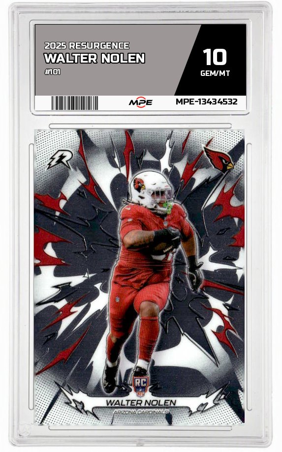 2025 RESURGENCE #101 WALTER NOLEN MPE 10 GEM/MT — graded card auctioned from the MPE vault