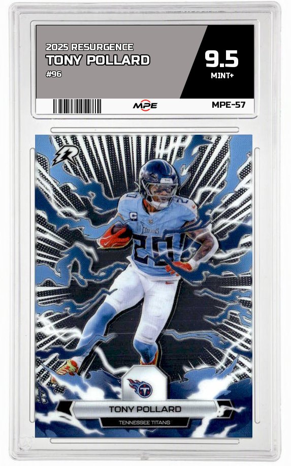 2025 RESURGENCE #96 TONY POLLARD MPE 9.5 MINT+ — graded card auctioned from the MPE vault