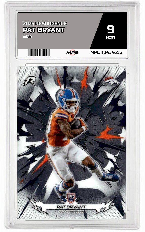 2025 RESURGENCE #129 PAT BRYANT MPE 9 MINT — graded card auctioned from the MPE vault