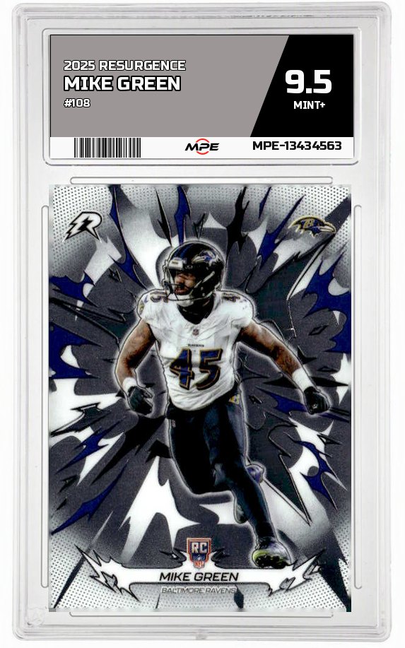 2025 RESURGENCE #108 MIKE GREEN MPE 9.5 MINT+ — graded card up for auction