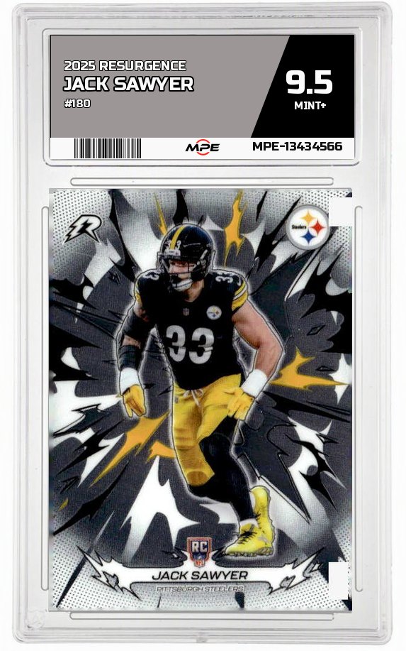 2025 RESURGENCE #180 JACK SAWYER MPE 9.5 MINT+ — graded card up for auction