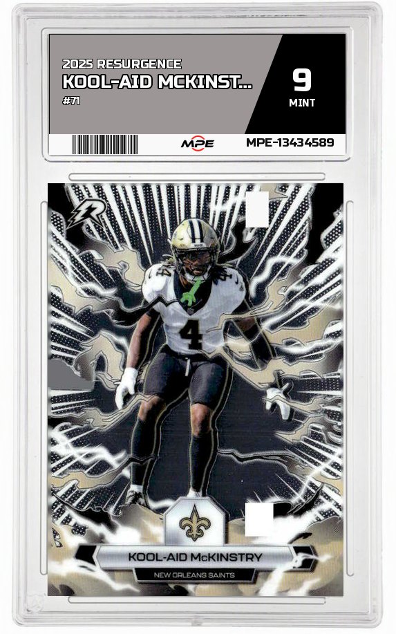 2025 RESURGENCE #71 KOOL-AID MCKINSTRY MPE 9 MINT — graded card up for auction
